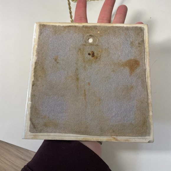 Berggren Trayner Tile Trivet Every Morning Is A Beautiful Morning Rooster Vtg 64 - Picture 10 of 15